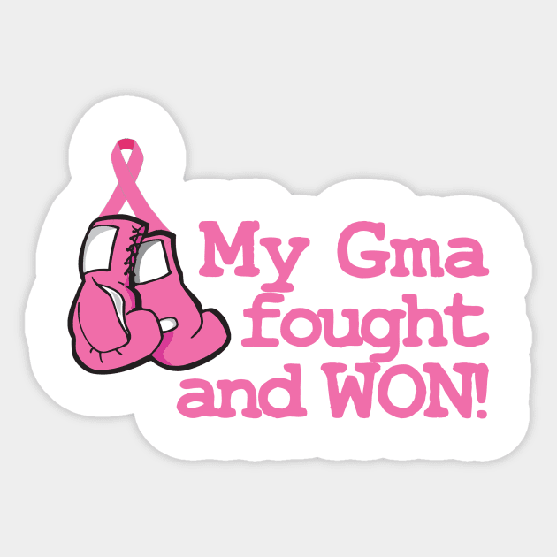 My Gma Fought and Won! Sticker by rachaelroyalty